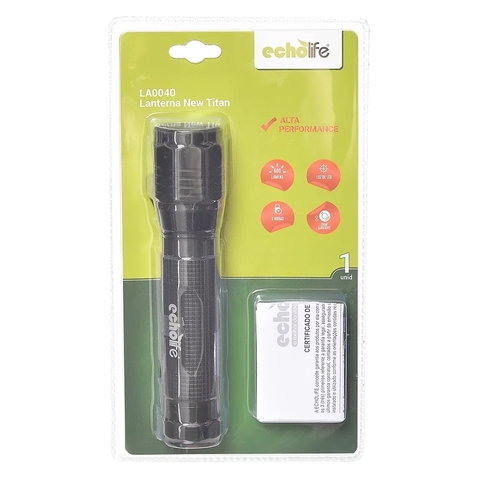 LANTERNA ECHOLIFE LED NEW TITAN(LA0040) - comprar online