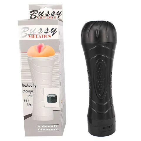 MASTURBADOR HOTFLOWERS MASCULINO FORMATO VAGINA C/VIBRO