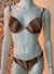 CONJUNTO YUNAA C/BOJO MEIA TACA ACESSORIO METAL FIO RISCADO MARROM