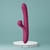 VIBRADOR ADAO E EVA C/ESTIMULADOR PONTO G E CLITORIS ROXO