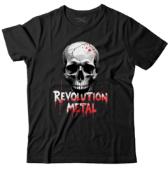 Camiseta Revolution Metal Skull