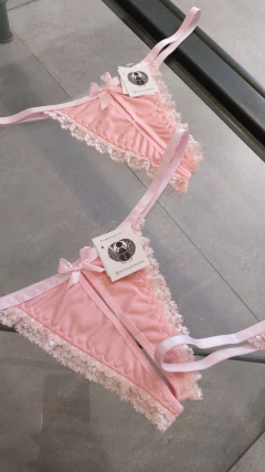 Tanga Abierta rosa - tienda online