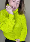 BLUSA DE TRICÔ AMPLA NEON - comprar online