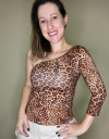 Blusa de um ombro só Paty