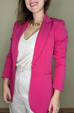 BLAZER DE ALONGADO FLOR - comprar online