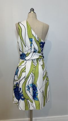 VESTIDO CURTO ESTAMPADO de um ombro só VIVIANE - comprar online