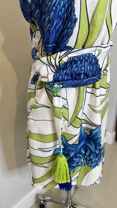 VESTIDO CURTO ESTAMPADO de um ombro só VIVIANE - Moniê