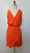 Vestido curto pareô laranja Lorena
