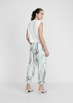 CALÇA jogger amarração em crepe Talita - loja online