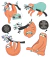 Tatuagem Temporária - Diversas - Loja Virtual | Trenzinho Brinquedos Educativos