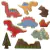 Kit Dinossauros em Madeira
