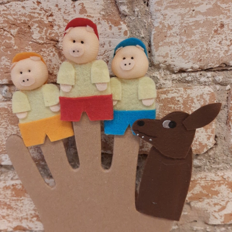 Dedoches Três Porquinhos