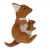 Canguru com Filhote - comprar online