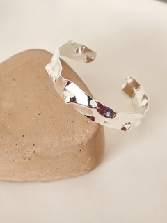 Bracelete Martillo Banho Prata - Essa Moça Tem Bossa