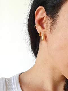 Argola Atol P dourado - comprar online