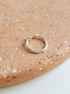Piercing Fake Lina banho prata