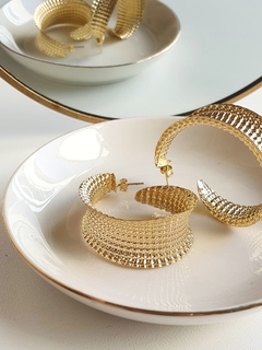 Argola Plage banho ouro - comprar online