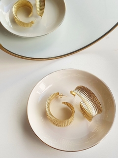 Argola Plage banho ouro - comprar online