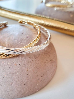 Imagem do Bracelete Tordre Banho Prata