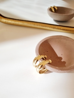 Argola Bonna Banho Ouro - Essa Moça Tem Bossa