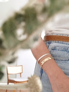 Bracelete Martillo Banho Ouro - Essa Moça Tem Bossa