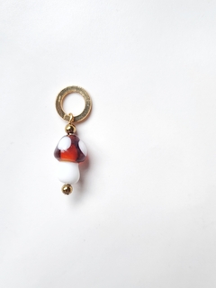 Pingente Cogumelo Banho Ouro - comprar online