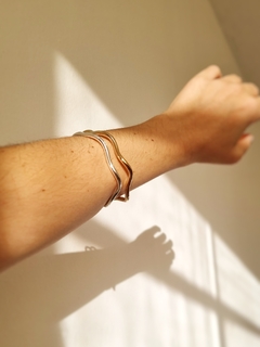 Bracelete Flow Banho Ouro - Essa Moça Tem Bossa