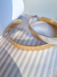Imagem do Bracelete Canelado Banho Ouro