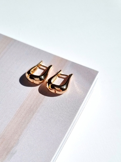 Argola Atol P dourado