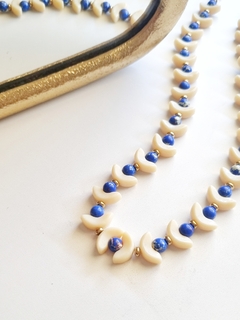 Colar Cobogó azul - comprar online