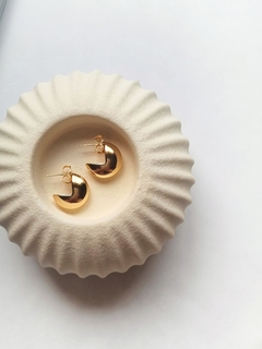 Argola Berlim banho ouro - comprar online
