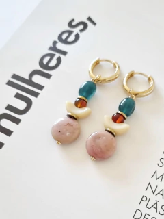 Brinco Olga banho ouro - comprar online