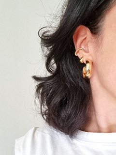 Piercing fake Harpa banho ouro - comprar online