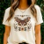 T-Shirt Borboleta Tribal Floral
