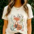 T-Shirt Raposa Floral Vintage - comprar online