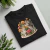 T-Shirt Gatinhos e Flores Vintage - loja online