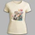 T-Shirt Gato Artístico e Flores na internet