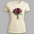 T-Shirt Rosas Dark Elegance na internet