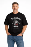 Preto - Camiseta Personagem Mickey Animado Clássico Estilo Retrô e Nostálgico