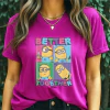 Fucsia - T-Shirt Feminina Minions Pop Art Colorido Better Together Divertida