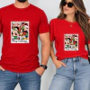Vermelho - Camiseta Mickey, Minnie, Pateta, Pluto E Donald Natal Cartoon Colorida