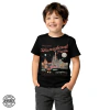 Preto - Camiseta Castelo Paris Com Balões, Lua E Personagem Icônico Em Arte Vintage