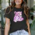 T-Shirt Pink Fur Cheetah Atitude
