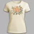 T-shirt Floral Peach Power 100% Algodão na internet