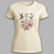 T-shirt Feminina Crystal Floral Algodão Premium na internet