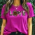 T-Shirt Love com Girassol Animal Print na internet