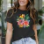 T-Shirt Floral Vibrante Tropical - ALIZI