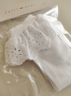 MEDIAS 3 AÑOS - BLANCA BRODERIE - Petit Nude | Comprá Online 