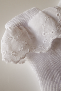 Par de Medias Broderie BB burbuja - hasta 6 meses en internet