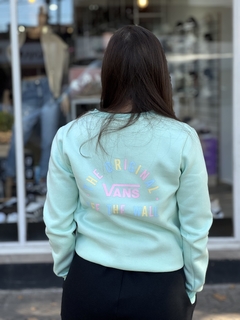 BUZO VANS ARCOIRIS VERDE AGUA - comprar online